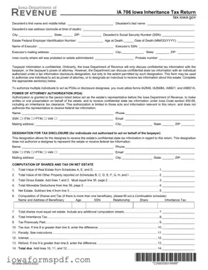 Get Ia 706 Iowa Form in PDF
