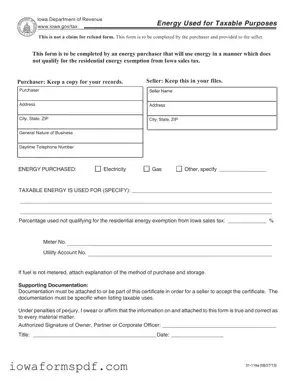 Get Iowa 31 116A Form in PDF