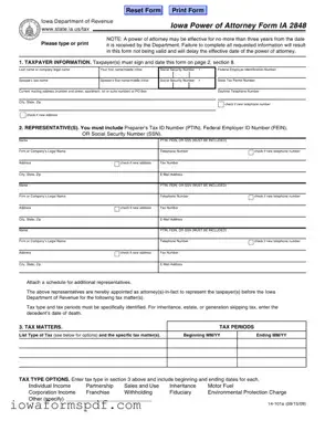 Get Iowa Ia 2848 Form in PDF