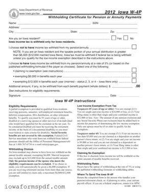 Get Iowa W 4P Form in PDF